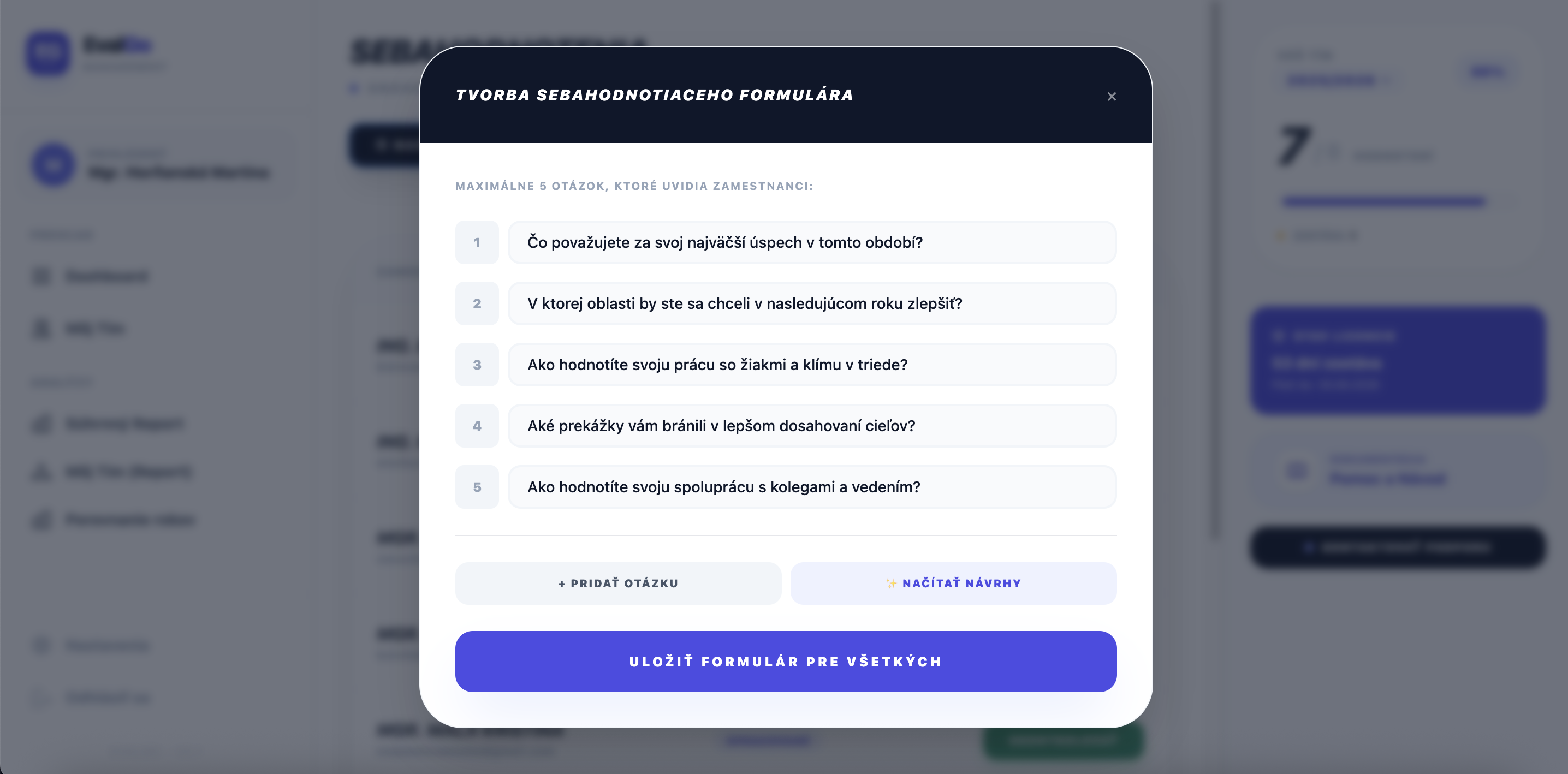 Novinka: Modul Sebahodnotenia je tu!